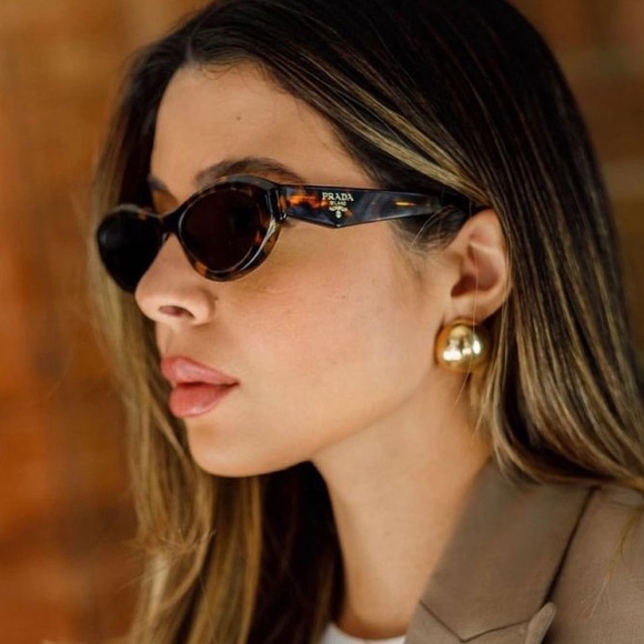 Prada | Accessories | New Prada Spr 26z 4l9z Oval Pr 26zs